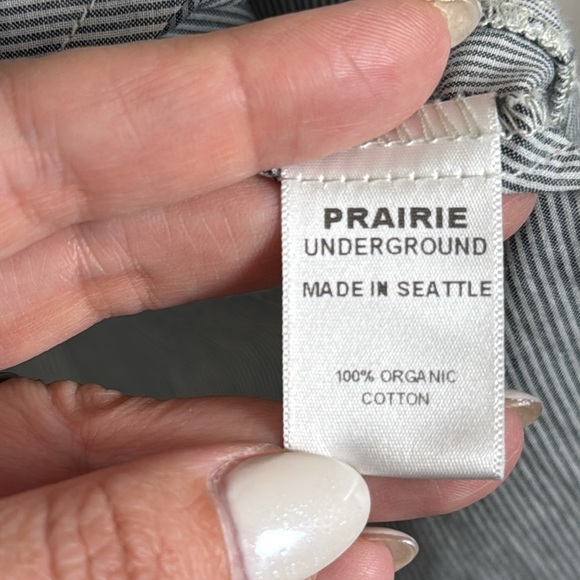 Prairie Underground Striped Shark Hem Tank Size Large - Picture 3 of 5